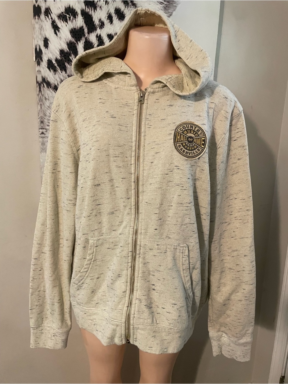 Authentic Country Music Hall of Fame museum souvenir Hooded Full-Zip Jacket 2XL